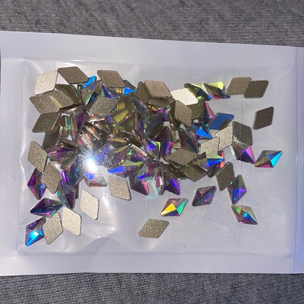 Drop Rhinestones Nail Art Rhinestones AB Crystals Glass‎ Stones 3D Nail